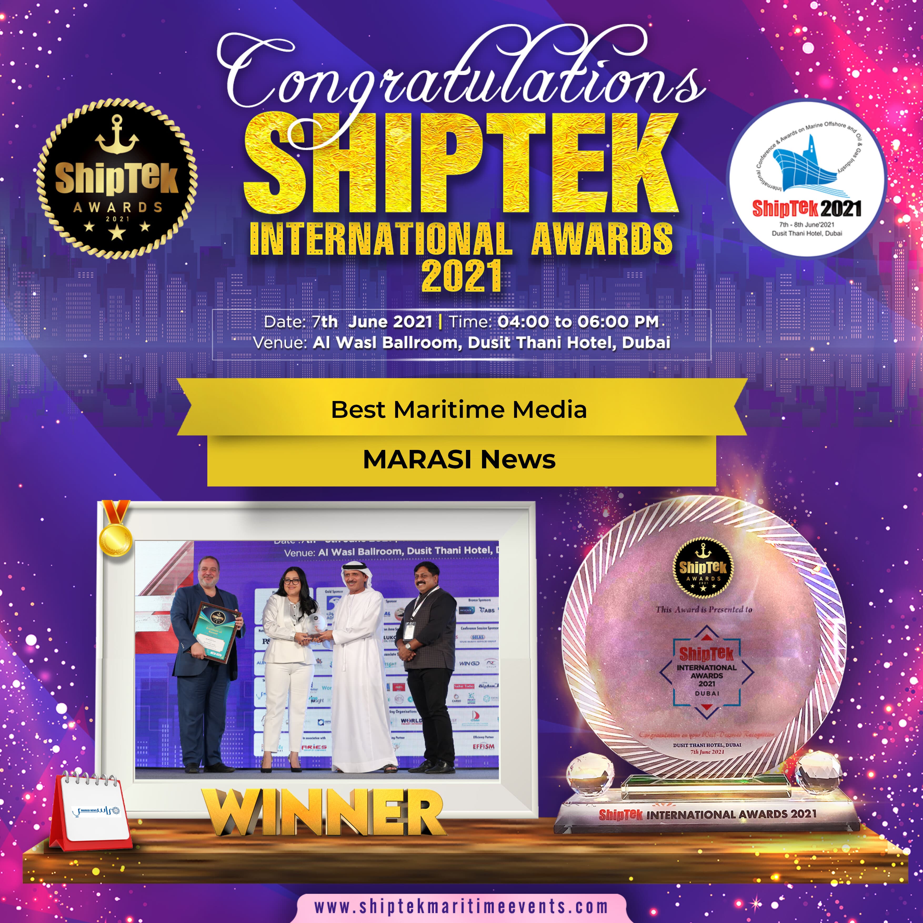 ShipTek2021 Winners